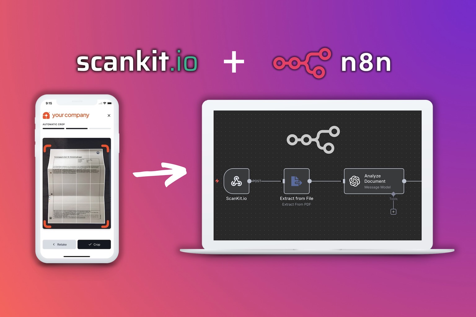 Trigger Your n8n Workflow with a No-Code Camera Scanner in 5 Minutes